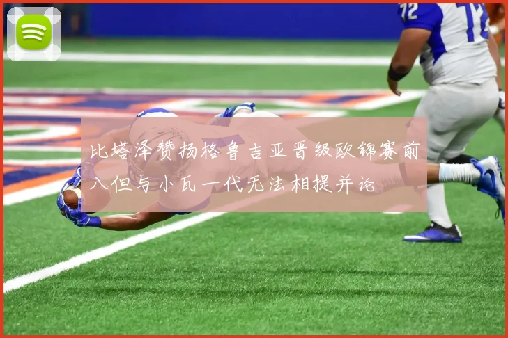 比塔泽赞扬格鲁吉亚晋级欧锦赛前八但与小瓦一代无法相提并论